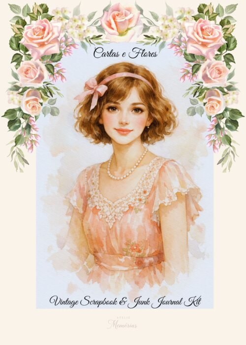 ScrapBook Cartas e Flores